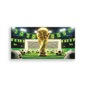 Capa Painel Retangular Sublimado - Copa do Mundo Brasil
