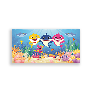Capa Painel Retangular Sublimado - Baby Shark