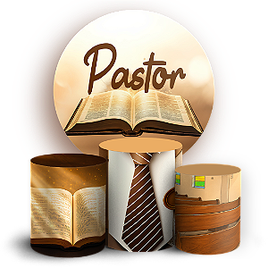 Capas Painel Redondo e Trio Cilindro Sublimado - Pastor