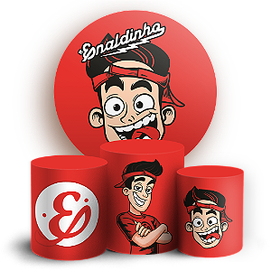 Capas Painel Redondo e Trio Cilindro Sublimado - Enaldinho