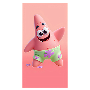 Capa Faixa Lateral Sublimado - Bob Esponja