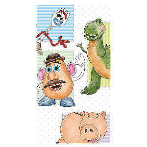 Capa Faixa Lateral Sublimado - Toy Story