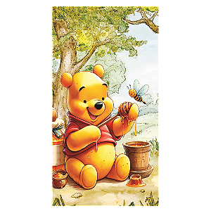 Capa Faixa Lateral Sublimado - Ursinho Pooh