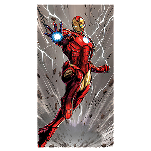 Capa Faixa Lateral Sublimado - Homem de Ferro