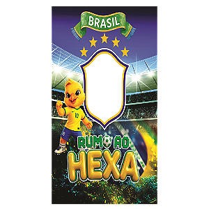 Capa Painel Interativo Vazado Sublimado - Copa do Mundo Brasil