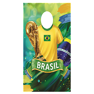 Capa Painel Interativo Vazado Sublimado - Copa do Mundo Brasil