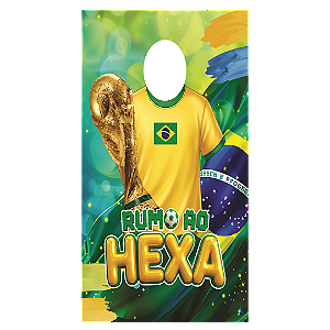 Capa Painel Interativo Vazado Sublimado - Copa do Mundo Brasil