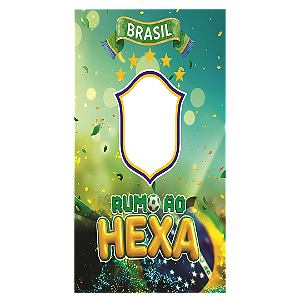 Capa Painel Interativo Vazado Sublimado - Copa do Mundo Brasil