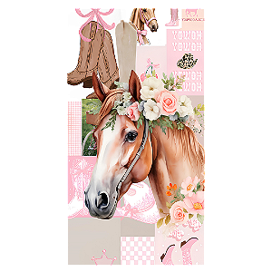 Capa Faixa Lateral Sublimado - Cavalo