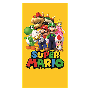 Capa Faixa Lateral Sublimado - Mario Bros