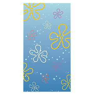 Capa Faixa Lateral Sublimado - Bob Esponja