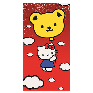 Capa Faixa Lateral Sublimado - Hello Kitty