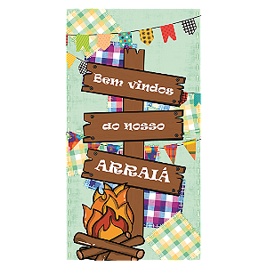 Capa Faixa Lateral Sublimado - Festa Junina