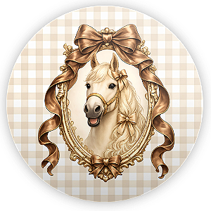 Capa Mini Painel Sublimado - Cavalo