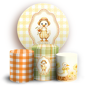 Capas Painel Redondo e Trio Cilindro Sublimado - Ganso