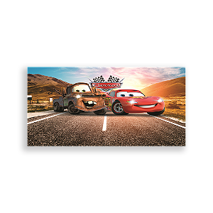 Capa Painel Retangular Sublimado - Carros Disney