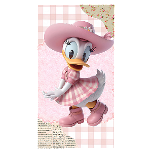 Capa Faixa Lateral Sublimado - Fazendinha Mickey e Minnie