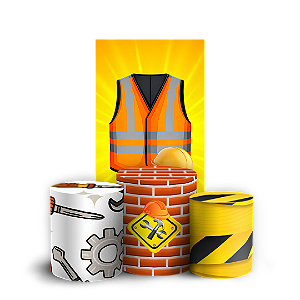 Capas Faixa Lateral e Trio Cilindro Sublimado Veste Fácil - Construção
