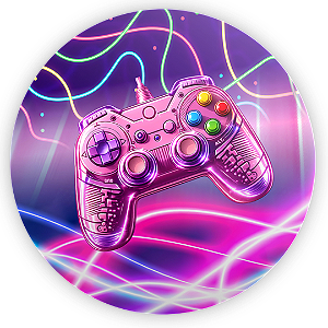 Capa Painel Redondo Sublimado - Gamer