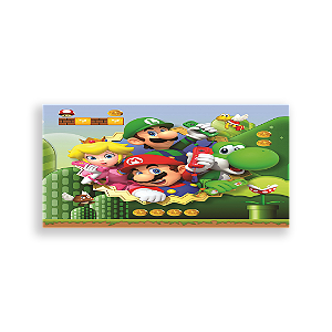 Capa Painel Retangular Sublimado - Mario Bros