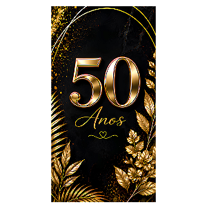 Capa Faixa Lateral Sublimado - 50 Anos