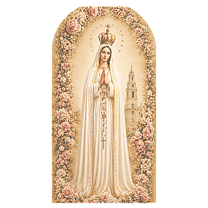 Capa Faixa Lateral Sublimado - Romano Nossa Senhora de Fátima - 1M X 2M