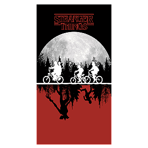 Capa Faixa Lateral Sublimado - Stranger Things - 1,2M X 2,2M