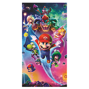 Capa Faixa Lateral Sublimado - Mario Bros