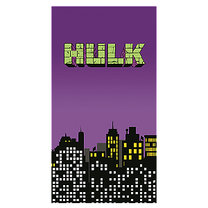 Capa Faixa Lateral Sublimado - Herois Hulk