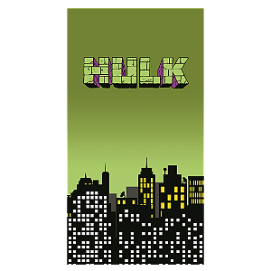 Capa Faixa Lateral Sublimado - Herois Hulk