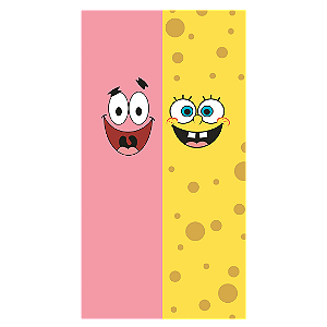Capa Faixa Lateral Sublimado - Bob Esponja