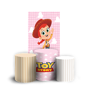 Capas Faixa Lateral e Trio Cilindro Sublimado Veste Fácil - Toy Story