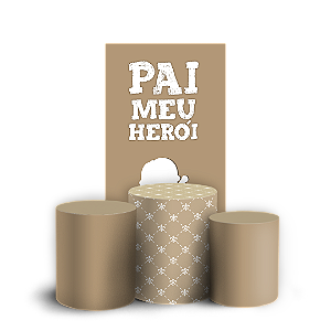 Capas Faixa Lateral e Trio Cilindro Sublimado Veste Fácil - Dia dos Pais