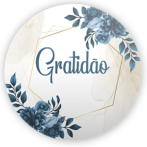 Capa Painel Redondo Sublimado - Gratidão