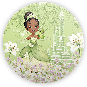 Capa Mini Painel Sublimado - Princesa Tiana
