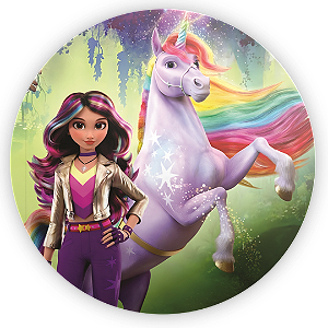 Capa Mini Painel Sublimado - Academia Unicornio