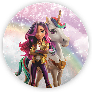 Capa Mini Painel Sublimado - Academia Unicornio