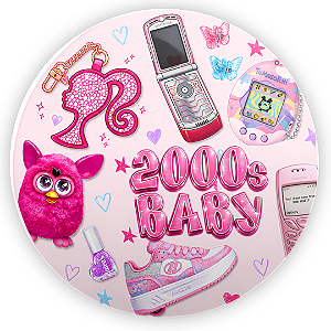 Capa Mini Painel Sublimado - Anos - 2000