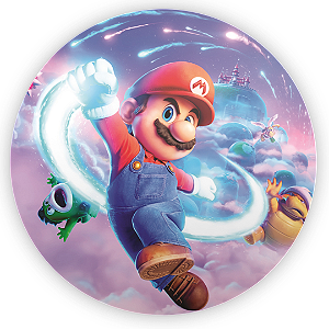 Capa Mini Painel Sublimado - Super Mario