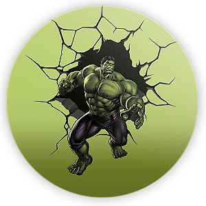 Capa Mini Painel Sublimado - Herois Hulk