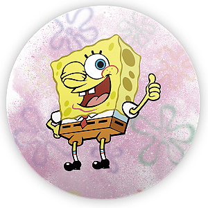 Capa Mini Painel Sublimado - Bob Esponja
