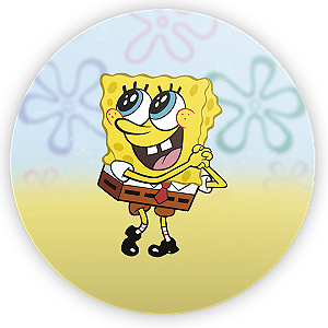 Capa Mini Painel Sublimado - Bob Esponja