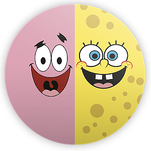 Capa Mini Painel Sublimado - Bob Esponja