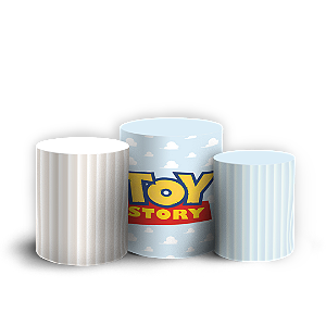 Capas Trio Cilindro Sublimado Veste Fácil - Toy Story
