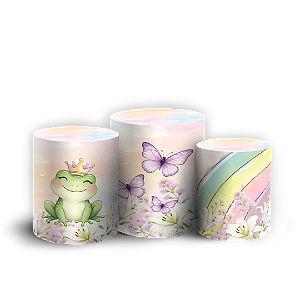 Capas Trio Cilindro Sublimado Veste Fácil - Princesa Tiana