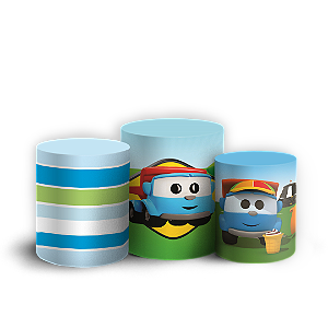 Capas Trio Cilindro Sublimado Veste Fácil - Leo o Caminhao
