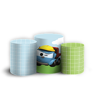 Capas Trio Cilindro Sublimado Veste Fácil - Leo o Caminhao