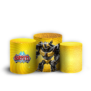 Capas Trio Cilindro Sublimado Veste Fácil - Gormiti