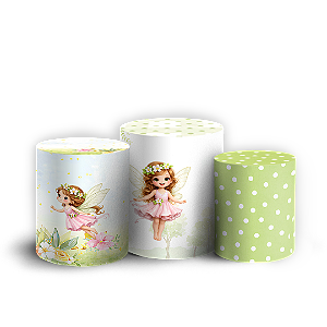 Capas Trio Cilindro Sublimado Veste Fácil - Fada