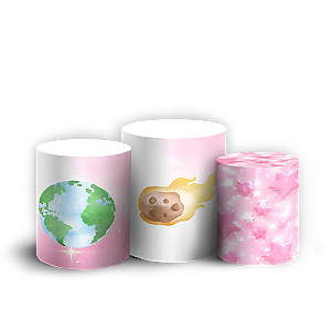Capas Trio Cilindro Sublimado Veste Fácil - Astrounauta